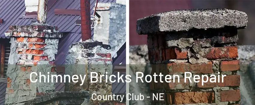 Chimney Bricks Rotten Repair Country Club - NE