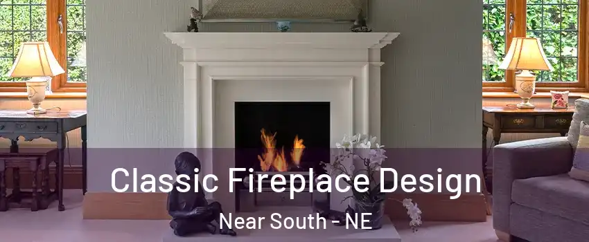 Classic Fireplace Design Near South - NE