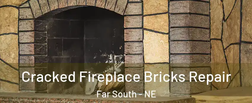 Cracked Fireplace Bricks Repair Far South - NE