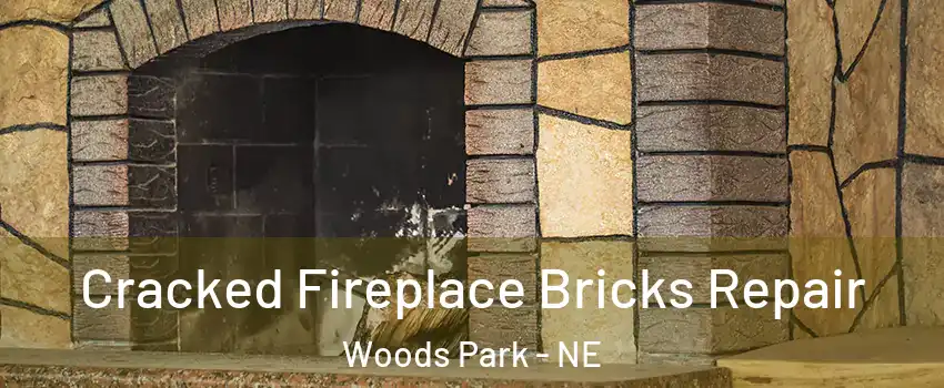 Cracked Fireplace Bricks Repair Woods Park - NE