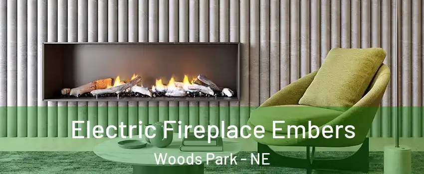 Electric Fireplace Embers Woods Park - NE