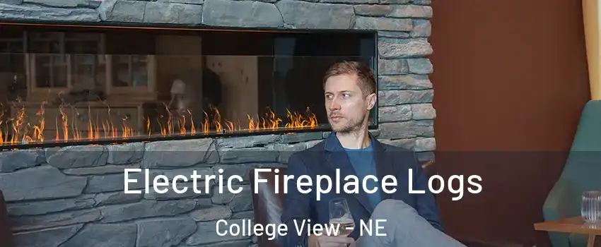 Electric Fireplace Logs College View - NE