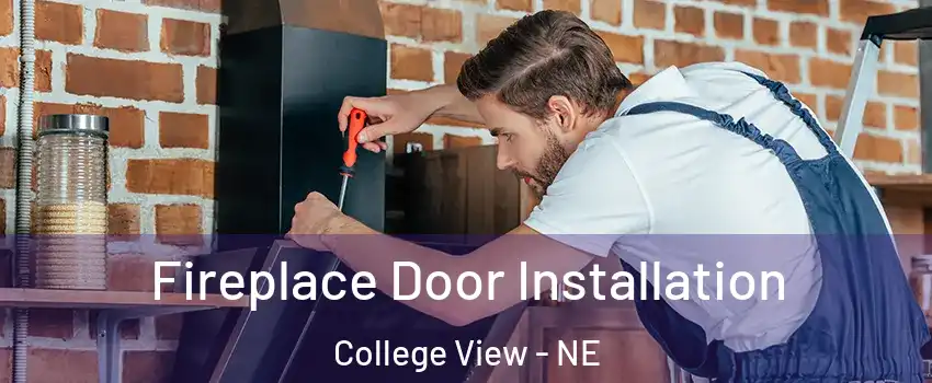 Fireplace Door Installation College View - NE