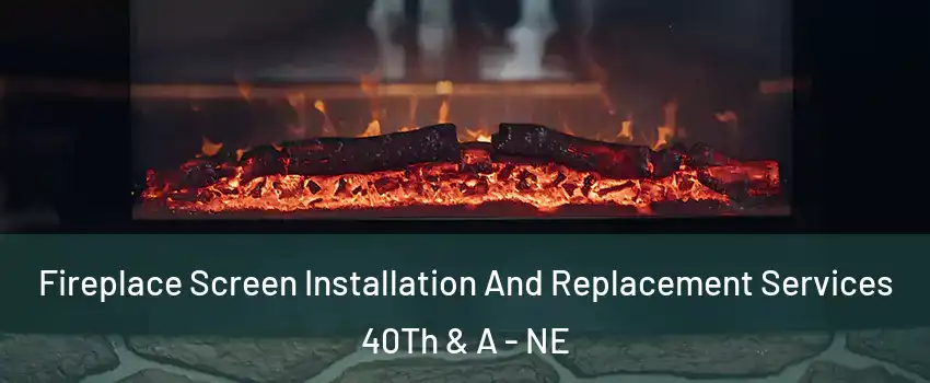 Fireplace Screen Installation And Replacement Services 40Th & A - NE