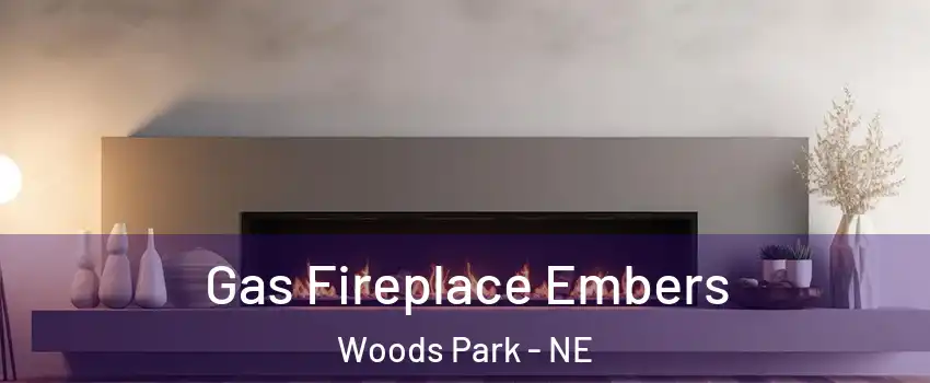 Gas Fireplace Embers Woods Park - NE