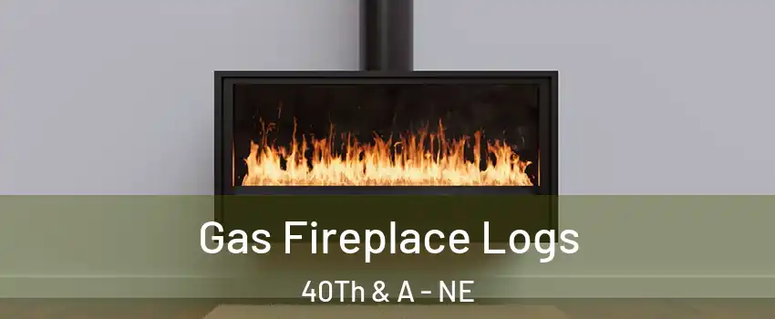 Gas Fireplace Logs 40Th & A - NE