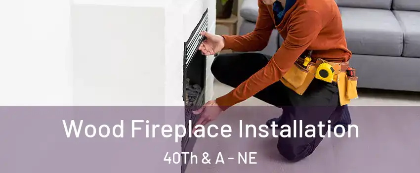 Wood Fireplace Installation 40Th & A - NE